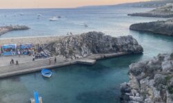 Castro Marina, view of the port for boat tours