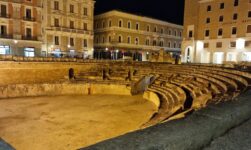 View on Piazza Santo Oronzo, Roman Amphitheater