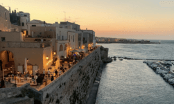 Otranto sunset-Salento walk by night