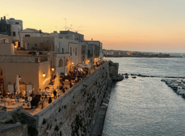 Otranto sunset-Salento walk by night