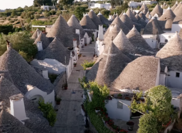 Alberobello, famous for its trulli houses