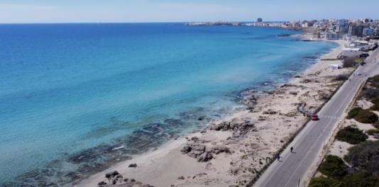 View of the beach close to Gallipoli
